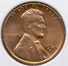 1964-D LINCOLN CENT, GEM BRILLIANT UNCIRCULATED RED, GREAT PRICE!