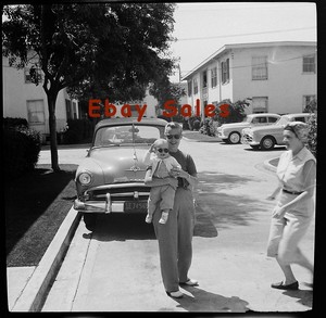 Ab 复古照片负片 汽车 女性 婴儿 Ebay