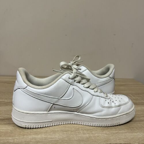 Nike Mens Air Force 1 07 CW2288-111 White Casual Shoes Sneakers Size 8.5 - Picture 4 of 11