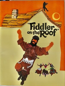 Souvenir Program "Fiddler on The Roof,1971,Topol,Norma Crane, Golde