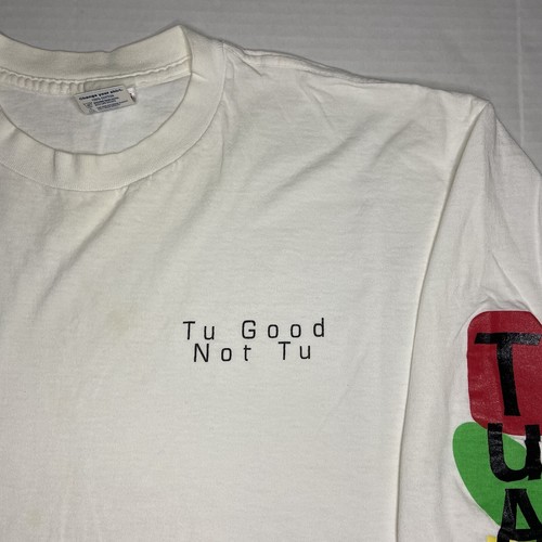 Vintage 90s Tuaca Italian Brandy Liqueur Long Sleeve Shirt Colorful Art Mens XL - Picture 3 of 9