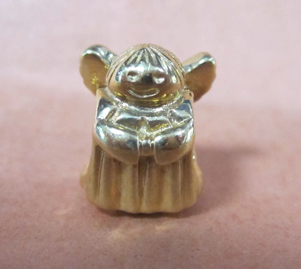 AUTÉNTICO PANDORA ÁNGEL DE LA ESPERANZA CUENTAS DE ORO 14K #750419 ENCANTO NUEVO F/SH Foto 2 de 4