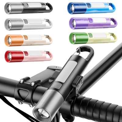 Multi Purpose Zoomable Taschenlampe Power Bank Mit Schnalle Hohe LED Draußen Neu