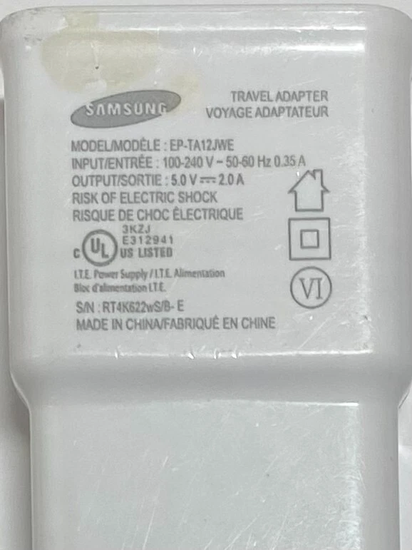 Samsung EP-TA12JWE 5V 2A Wall Adapter for USB Devices White - Image 2 of 4