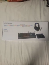 Memorex Gaming Value Pack with Keyboard, Mouse, Mouse Pad and Headphones...