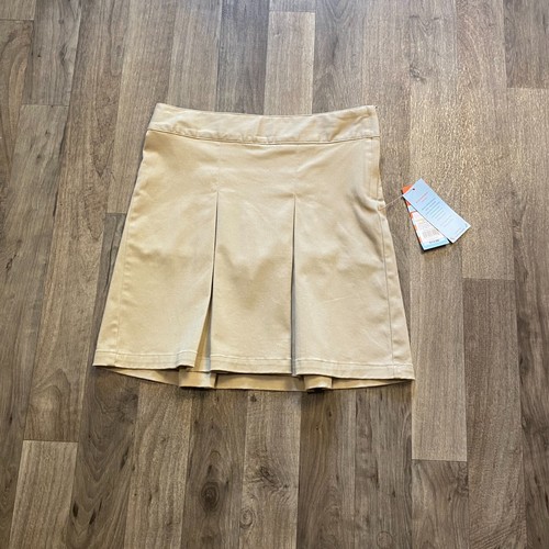 NWT Cat & Jack Pleated Skort Sourdough Beige Size 10 School Uniform
