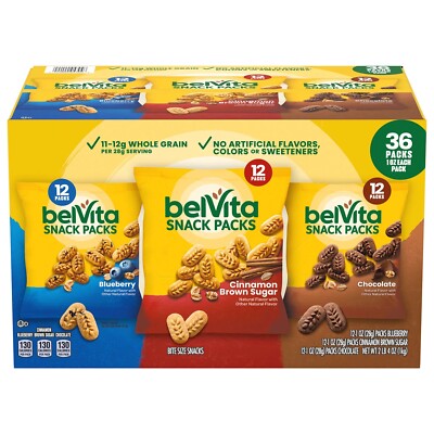 belVita Bites Breakfast Biscuits Variety Pack (36 pk.)
