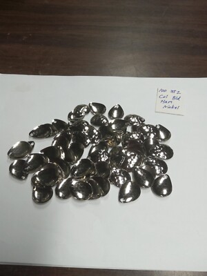 100 Size#2 Colorado Hammered Nickel Spinner Bait Blades Worth Mfg 