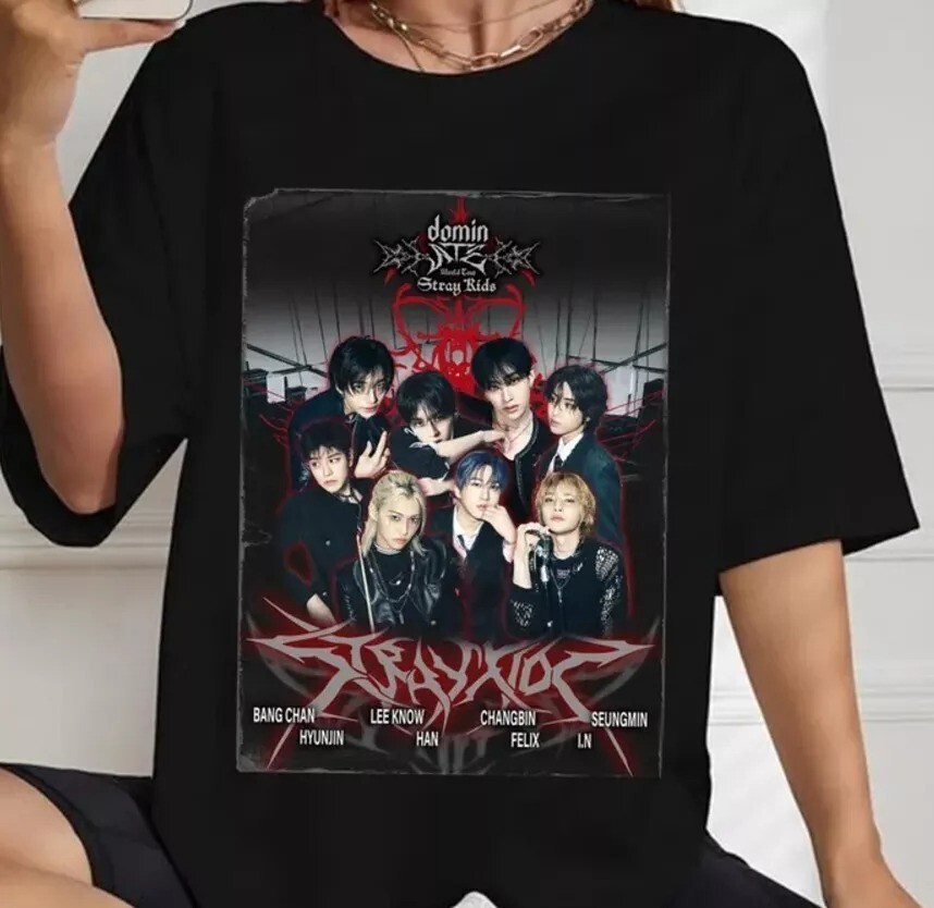 Stray Kids dominATE World Tour US 2025 Shirt, Stray Kids Hop Album Shirt