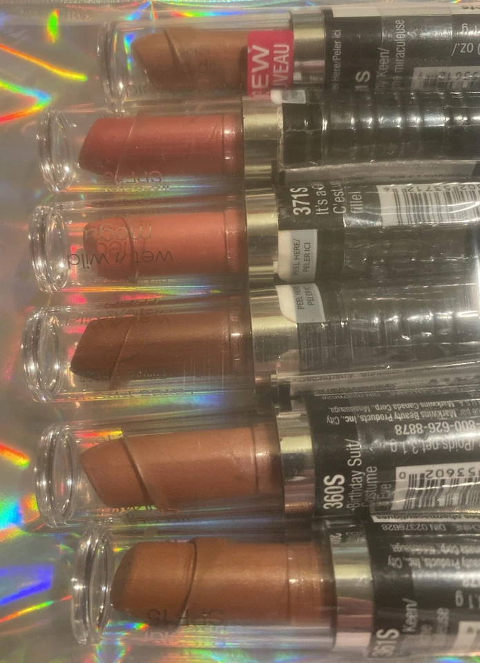 💄WETnWILD maquillaje VARIEDAD LÁPIZ LABIAL paquete de cosméticos L@@K NiceLot ENVÍO GRATUITO RÁPIDO🫦 Foto 2 de 4