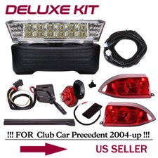 Deluxe Kit For Club Car Precedent G E LED Light Lit 2004  UP Golf Carts 12V
