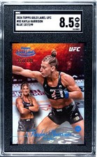 2024 Topps Gold Label UFC - Kayla Harrison #83 Class 1 Blue /199 SGC 8.5 NM MT+