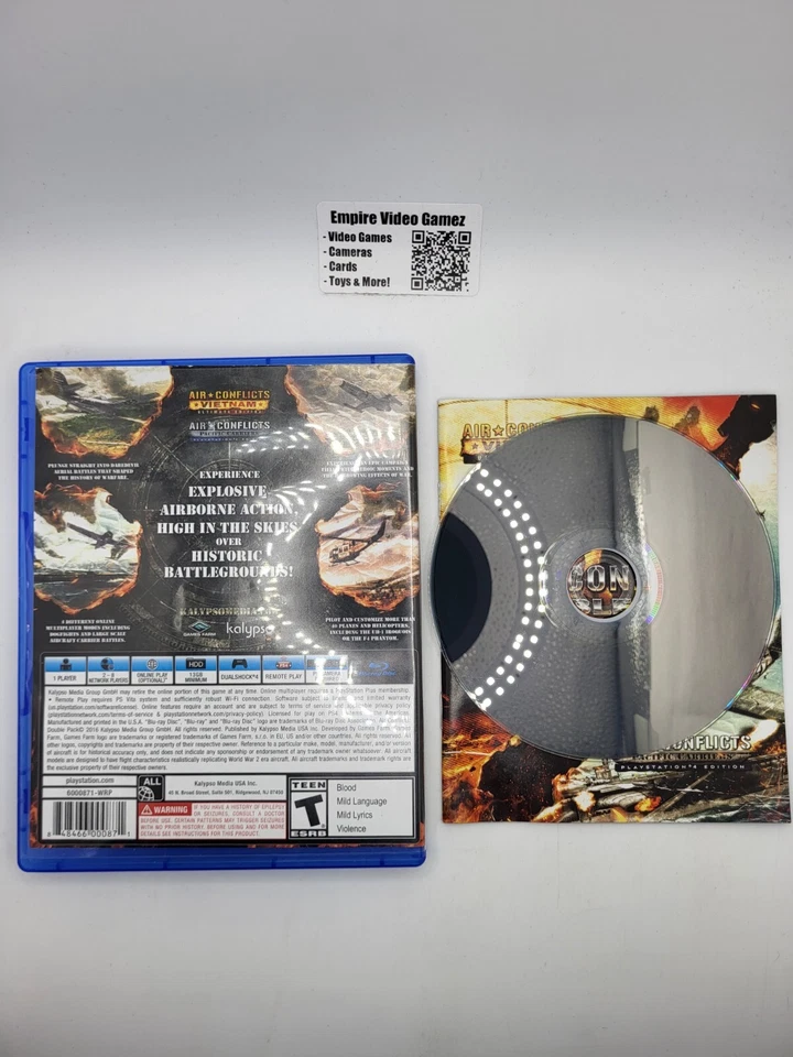 Air Conflicts Double Pack (Sony PlayStation 4, PS4) - Complete - CIB - Image 2 of 2