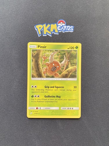Pokémon TCG Pinsir Team Up 9/181 Regular Rare LP. - Bild 1 von 3