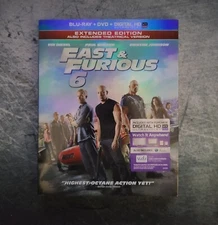 Fast  Furious 6 (Blu-ray Disc, 2013, 2-Disc Set, Includes Digital Copy...