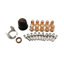 23 Pieces PT60 Consumables with Nozzles Precision for Metal Fabrication,