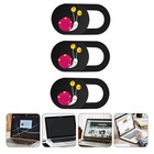 3 szt. Cartoon Snail Wzór Uniwersalny laptop Kamera Prywatność Osłona ochronna
