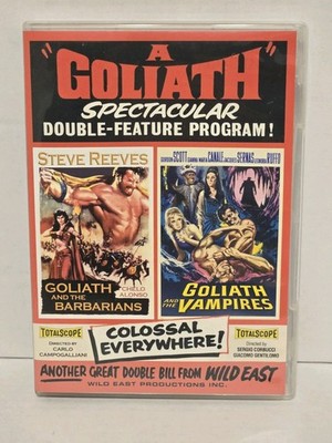 Goliath and the Barbarians / Goliath and the Vampires (DVD) Rare OOP 
