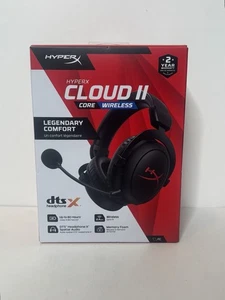 HyperX Cloud II Core - Wireless Gaming Headset - Black (NEW/SEALED)