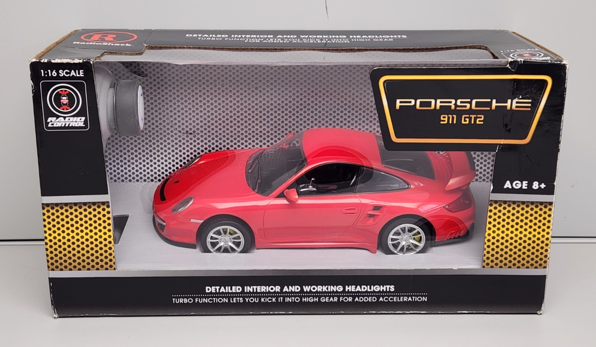 Radio Shack Porsche 911 GT2 1/16 Radio Controlled Car Working