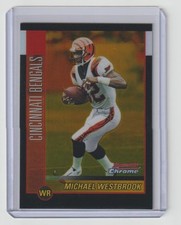 2002 Bowman Chrome Gold Refractor Michael Westbrook Bengals #42/50
