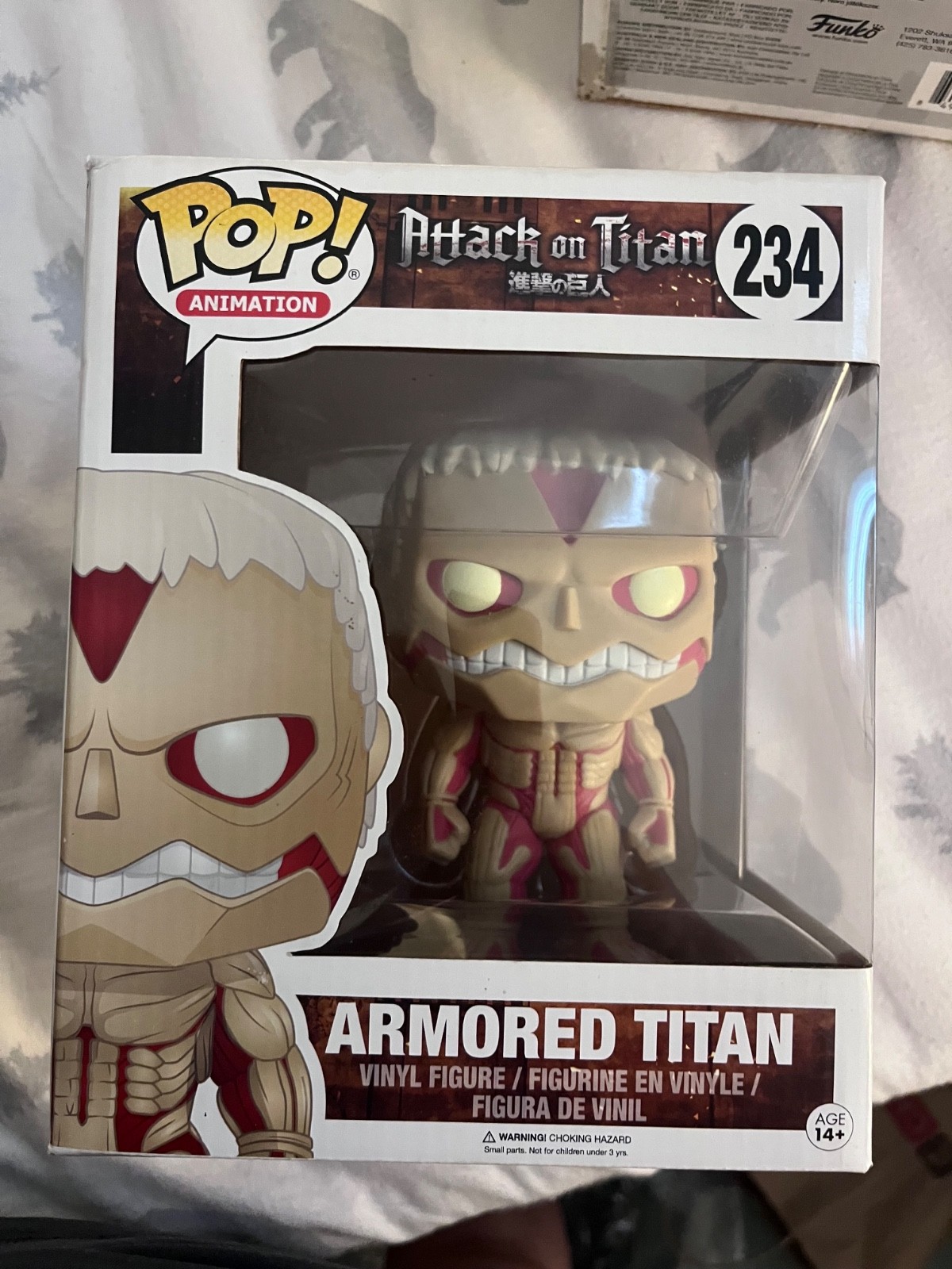 Funko Pop! Vinyl 6": Attack on Titan - Armored Titan (6 inch) #234