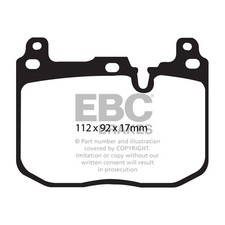 Redstuff Performance Front Brake Pad Set 4x Pads Braking Spare - EBC DP32130C