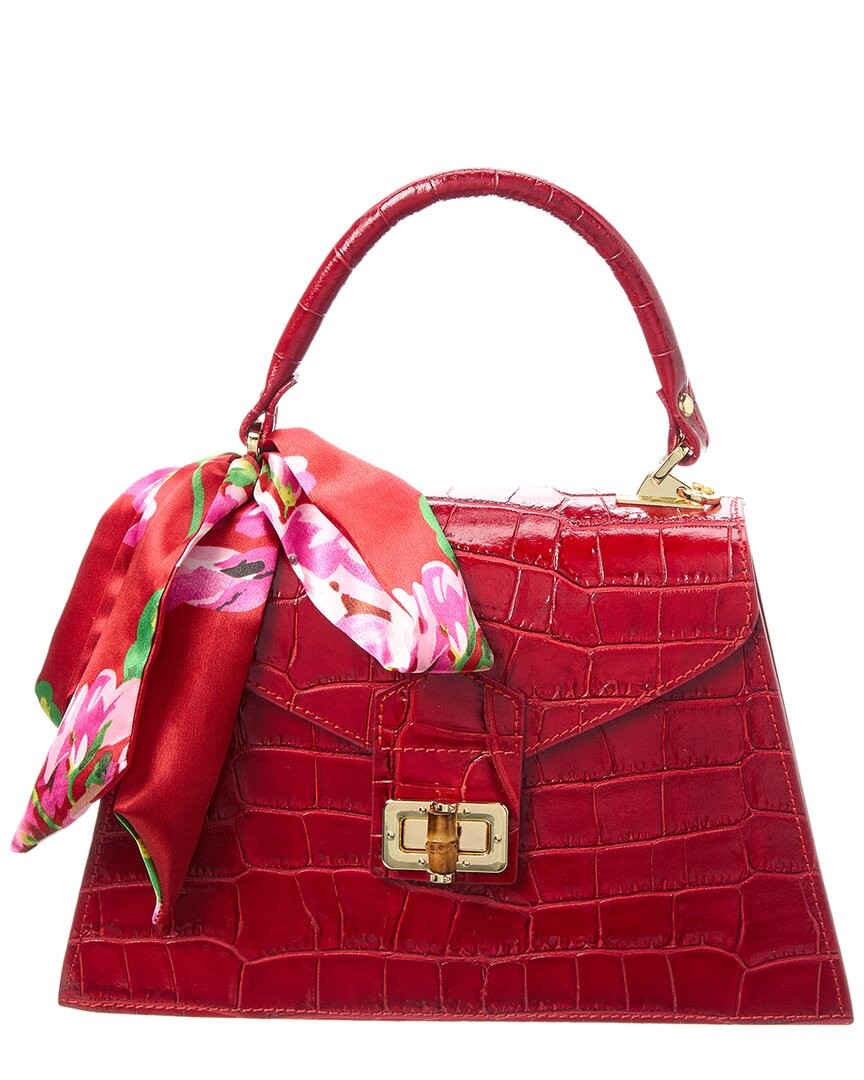 Женская сумка-тоут из крокодиловой кожи с тиснением Persaman New York 23890₽