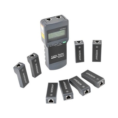 F 8108 M LCD Display Network Cable Length Tester Cable Wire Fault Finder With 8