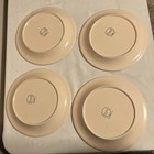 4 Vintage FRANCISCAN Gingersnap 8 3/4" Salad Plates Earthenware — photo 3