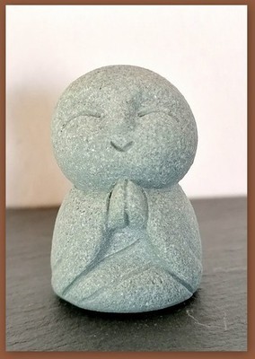 Mini Mönch-Statue 4 cm Resin NEU