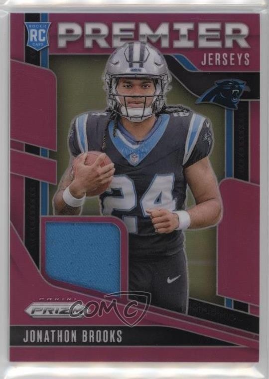 2024 Panini Prizm Premier Jerseys Pink Jonathon Brooks #PJ-JBS Rookie RC pn8