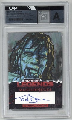 Horror Legends Masterpieces Signed Sketch Card Ted Danson Creepshow 1/1