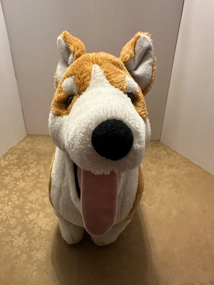 Melissa & Doug Realistic Plush Corgi Puppy Dog W/Wired Posable Legs 22" - Image 3 of 4