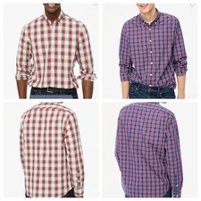 NWT J.CREW MEN'S Slim Flex Untucked-fit Shirt Sizes M Medium XL XLarge  89.5