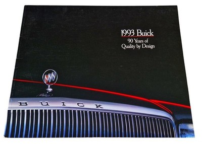 BUICK Park Avenue Regal Rivera Roadmaster Estate Prospekt Book Buch USA 1993 AX