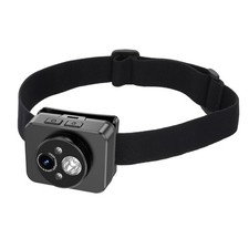 1080P Head Mounted Action Camera Sports Camcorder with LED Light