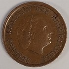 1962 Netherlands Gulden 1 Cent KM# 180 — photo 2
