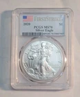 2020 PCGS MS70 1 oz  American Silver Eagle $1 First Strike Label