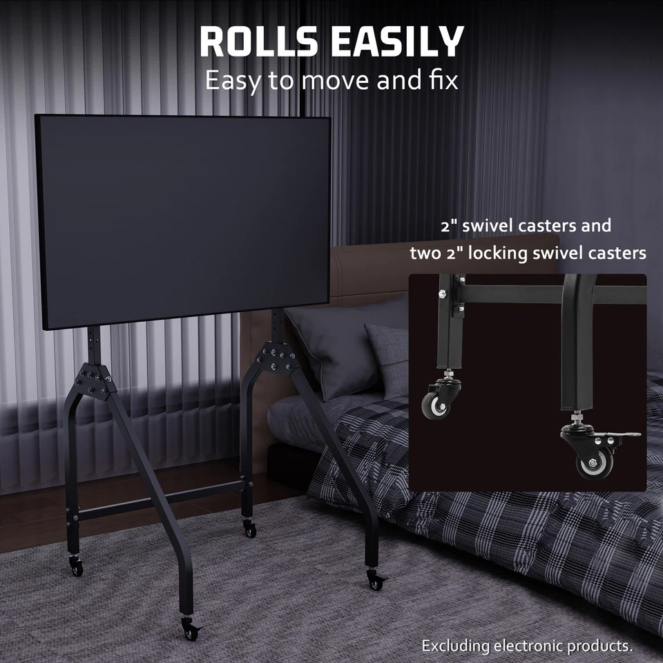 Hottoby Monitor Stand Adjustable TV Position 27 To 65 In For Racing Sim Cockpit - Image 4 of 4