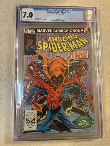 AMAZING SPIDER-MAN #238- CGC 7.0- 1ST HOBGOBLIN. MARVEL 1983