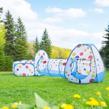 3 IN 1 KIDS PLAY OCEAN TENT BABY TUNNEL BALL PIT CHILDREN POP UP PLAYHOUSE