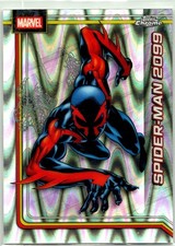 2026 Topps Chrome Marvel Comics #164 Spider-Man 2099 RayWave Refractor