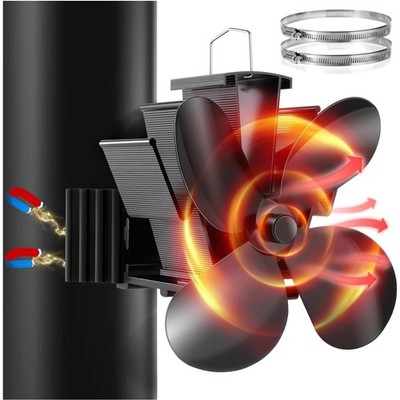 Kaminventilator Magnetisch Holzofen Lüfter Leiser Energieeffizient Wartungsfrei
