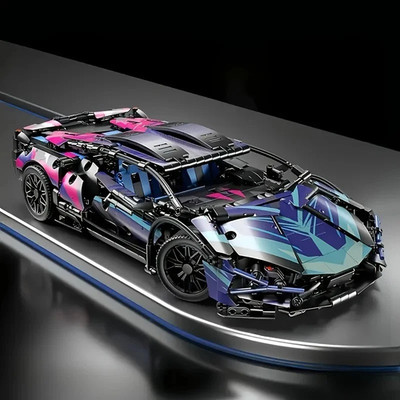 Lamborghini Sián FKP 37 Supersportwagen Car Building Set | +1653pcs | Technic