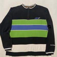 Vintage Ralph Lauren Polo Sport Quarter Zip Sweatshirt 90  s Y2K Medium Pullover