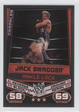 2012 Topps WWE Slam Attax Rebellion Jack Swagger #18 1i3