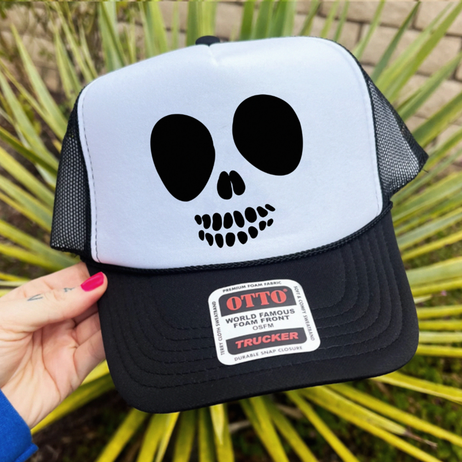 Otto Brand Hats High Quality Skull Face Skeleton