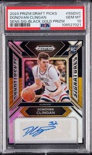 2024 Donovan Clingan Auto /5 PSA 10 Prizm Black Gold RC POP 1 🔥