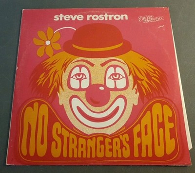 Steve Rostron - No Stranger's Face (LP, Album) AUTOGRAPHED TO REAR